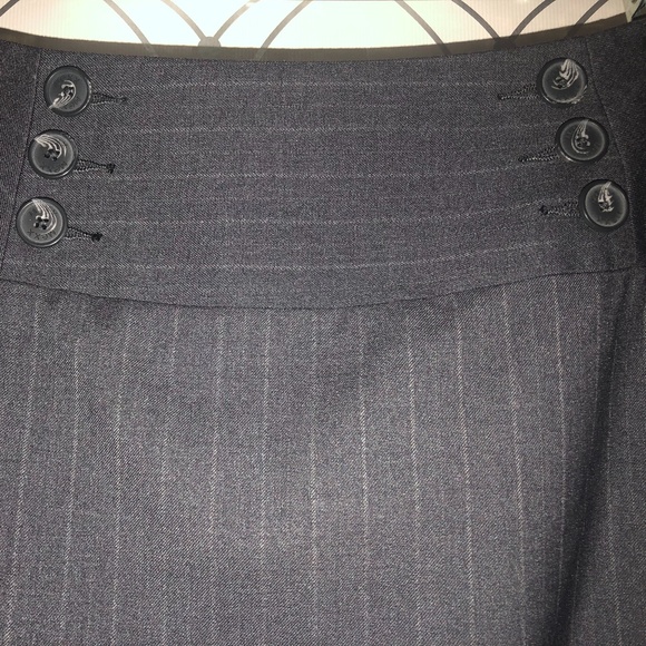 Mexx Gray Pinstripe Skirt - Picture 2 of 6
